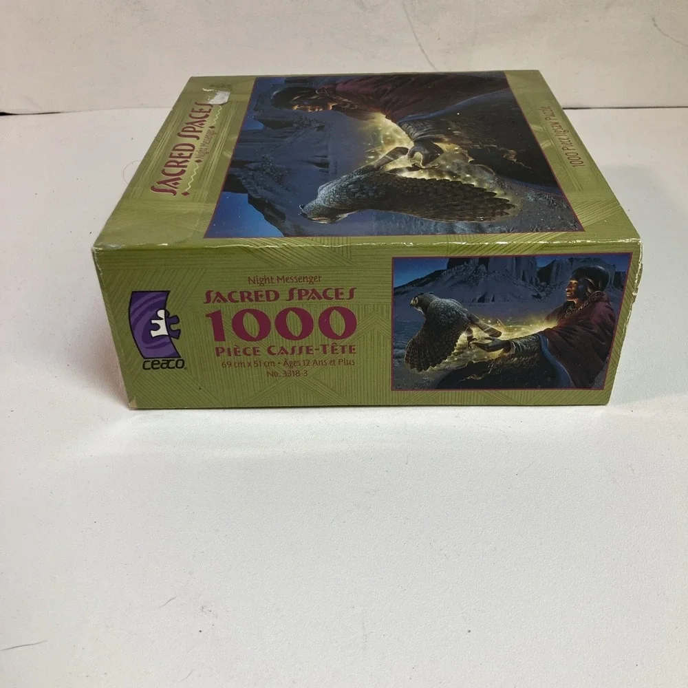 NIGHT‎ MESSENGER Sacred Spaces Puzzle 1000 Pieces Ceaco 2005 NEW Sealed